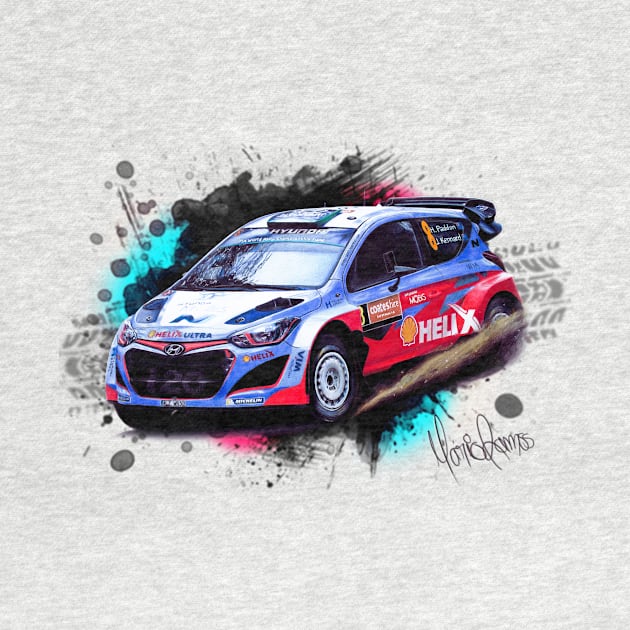 Hayden Paddon's Hyundai i20 WRC by Mario Ramos Rally Art